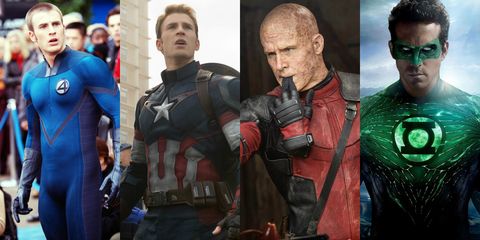 This Cool Graphic Shows 149 Actors Who've Played Superheroes