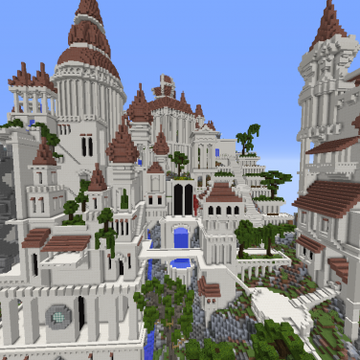 Minecraft Monument Valley screenshot