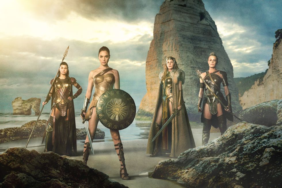 wonder woman and the amazons