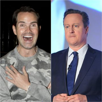 Jimmy Carr and David Cameron