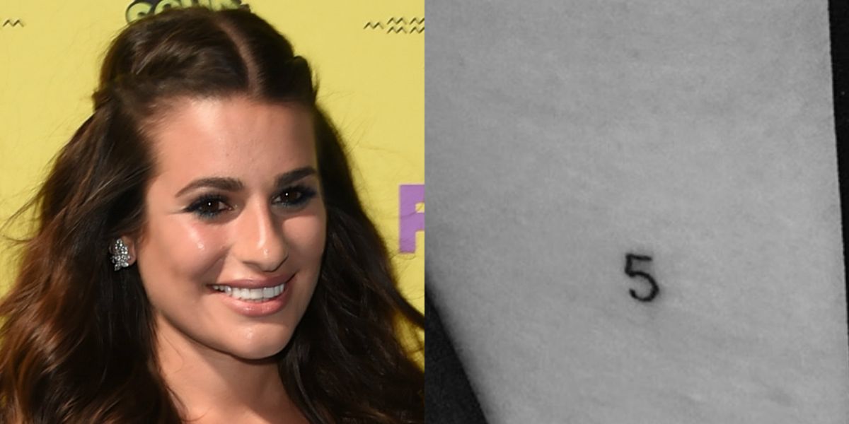 Glee's Lea Michele gets a tattoo in honour of her 'Quarterback' Cory ...