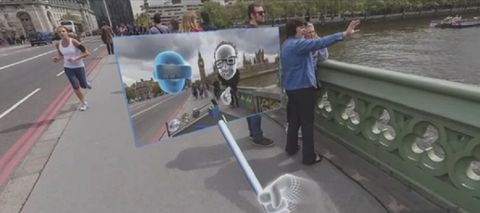 VR selfie stick