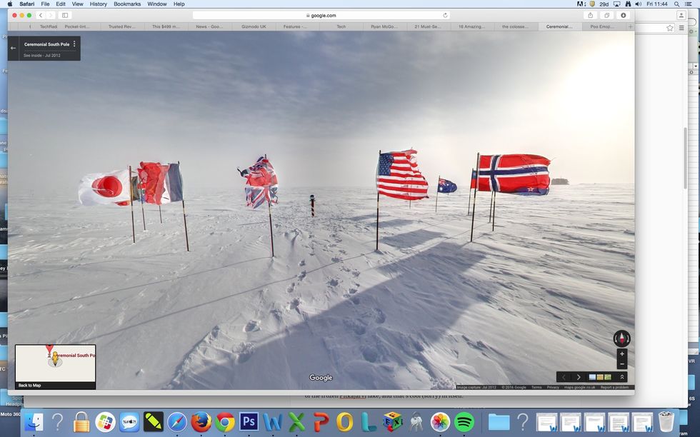 Google Street View South Pole