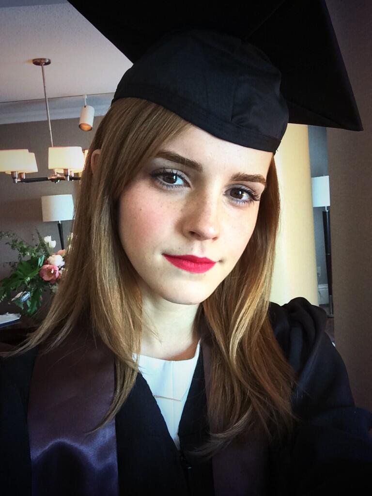 Emma Watson graduation