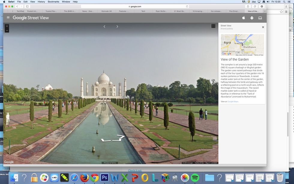 Taj Mahal Street View