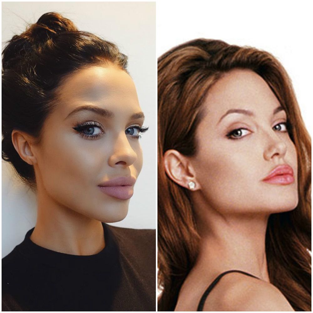 Angelina Jolie Lips Real Or Fake Lipstutorial Org