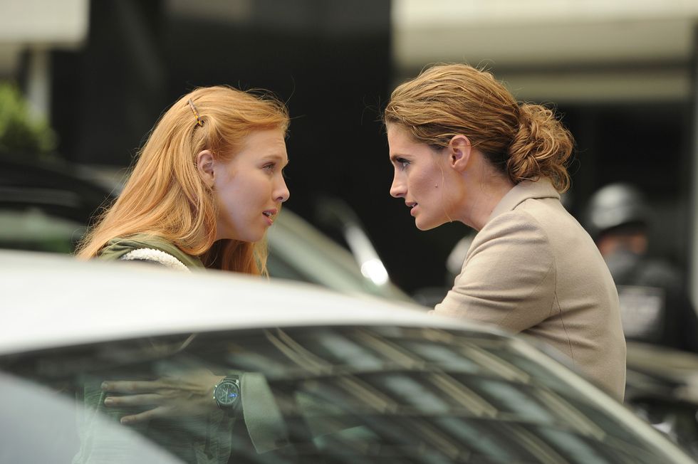 Molly Quinn and Stana Katic in Castle
