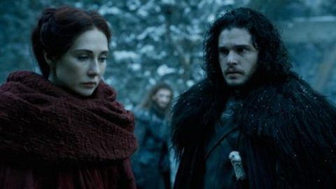 Melisandre and Jon Snow Game of Thrones