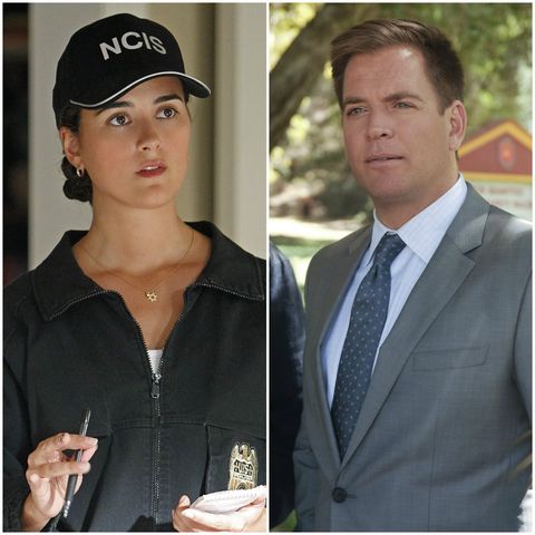 Cote de Pablo and Michael Weatherly in NCIS