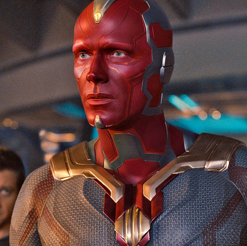 Paul Bettany as the Vision in Avengers: Age of Ultron