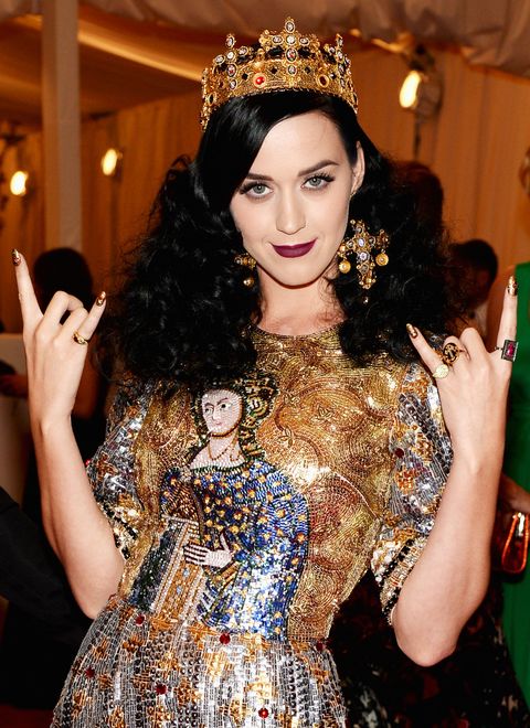 Katy Perry attends the Costume Institute Gala for the 'PUNK: Chaos to Couture' exhibition at the Metropolitan Museum of Art on May 6, 2013 in New York City.