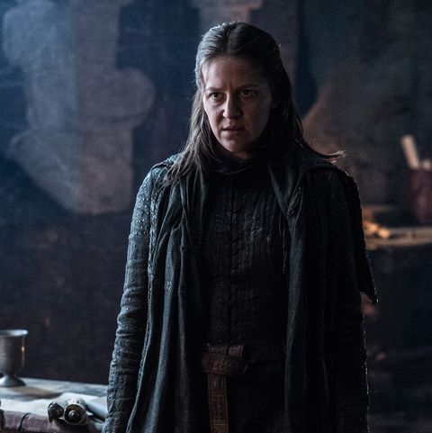Gemma Whelan as Yara Greyjoy in Game of Thrones season 6, episode 2