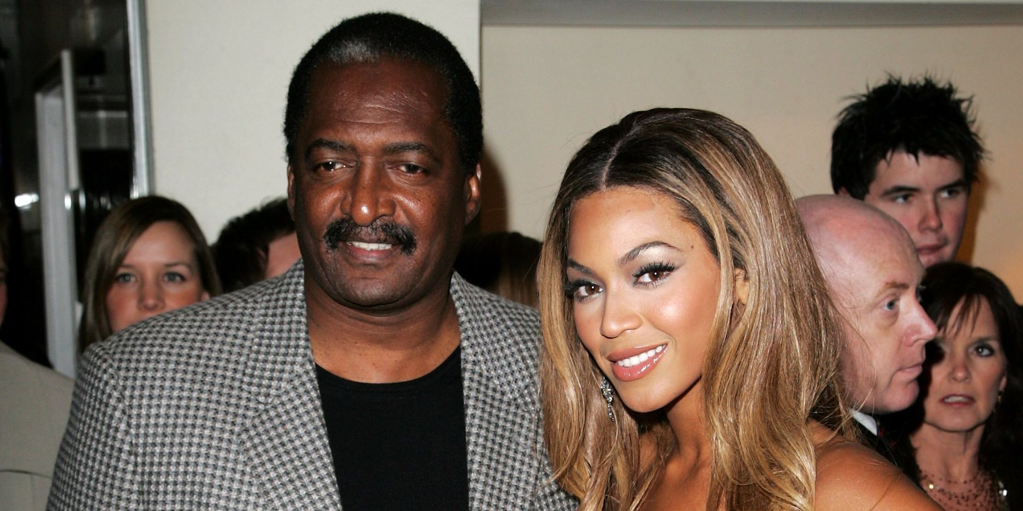 Beyonce and her dad Mathew Knowles, 2007