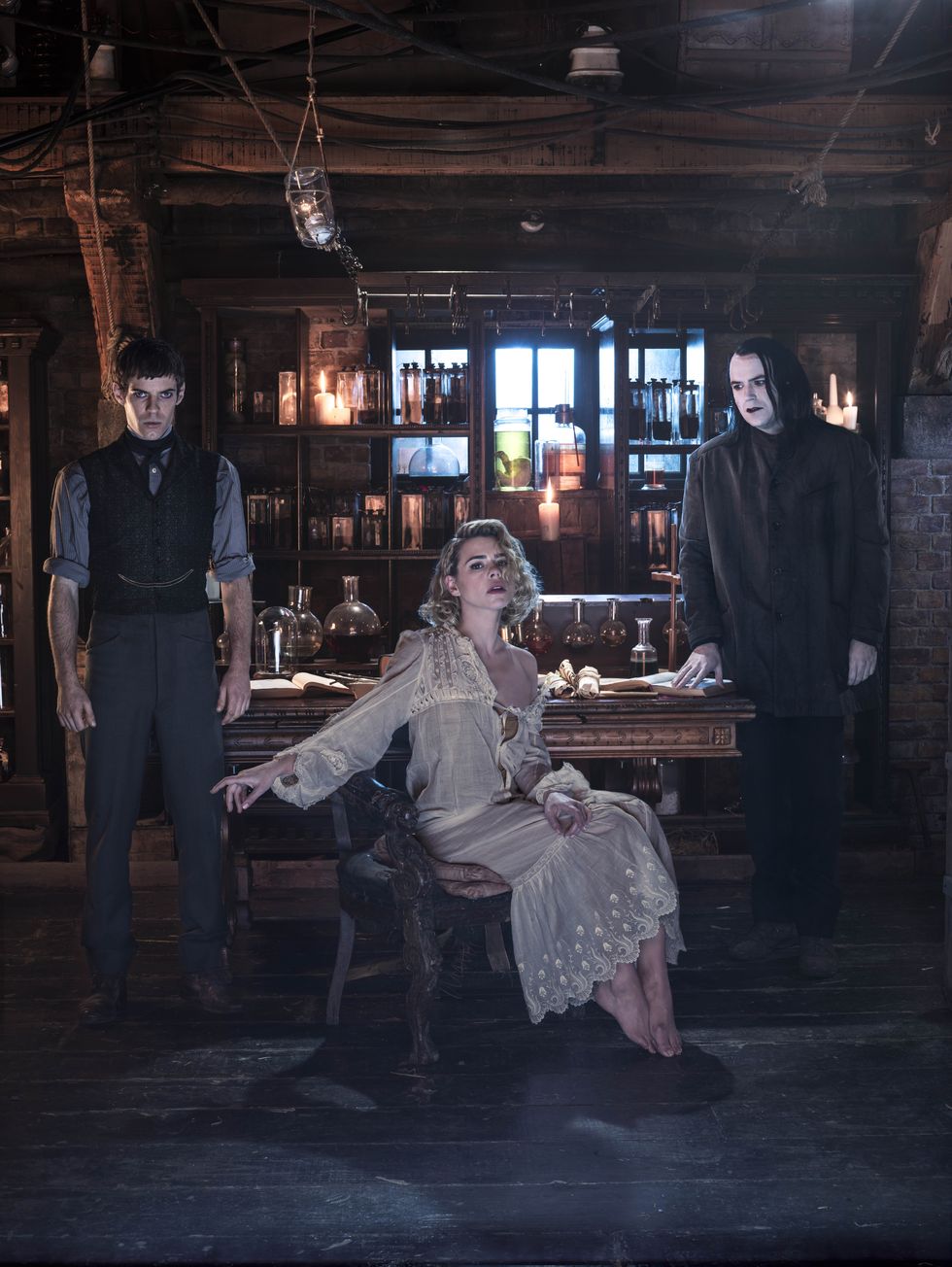 Victor Frankenstein, Lily and John Clare in Penny Dreadful season 2