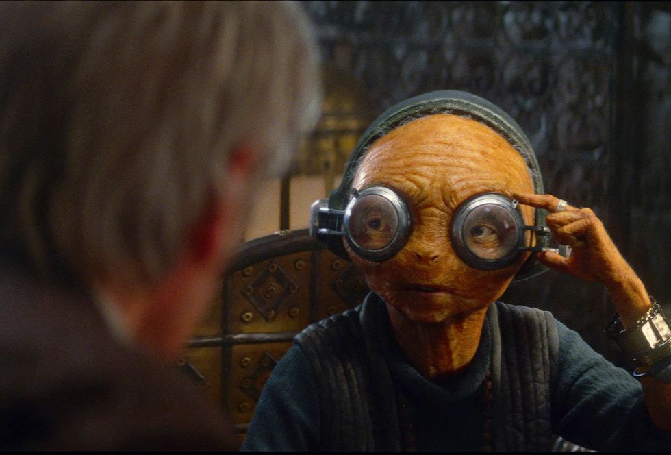 Star Wars' Maz Kanata had a really creepy original design