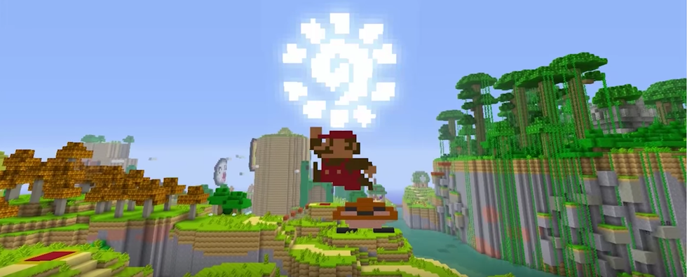 Minecraft: Wii U Edition com DLC gratuito de Super Mario
