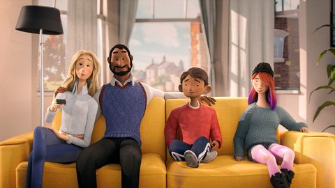 Freeview Play family from TV advert