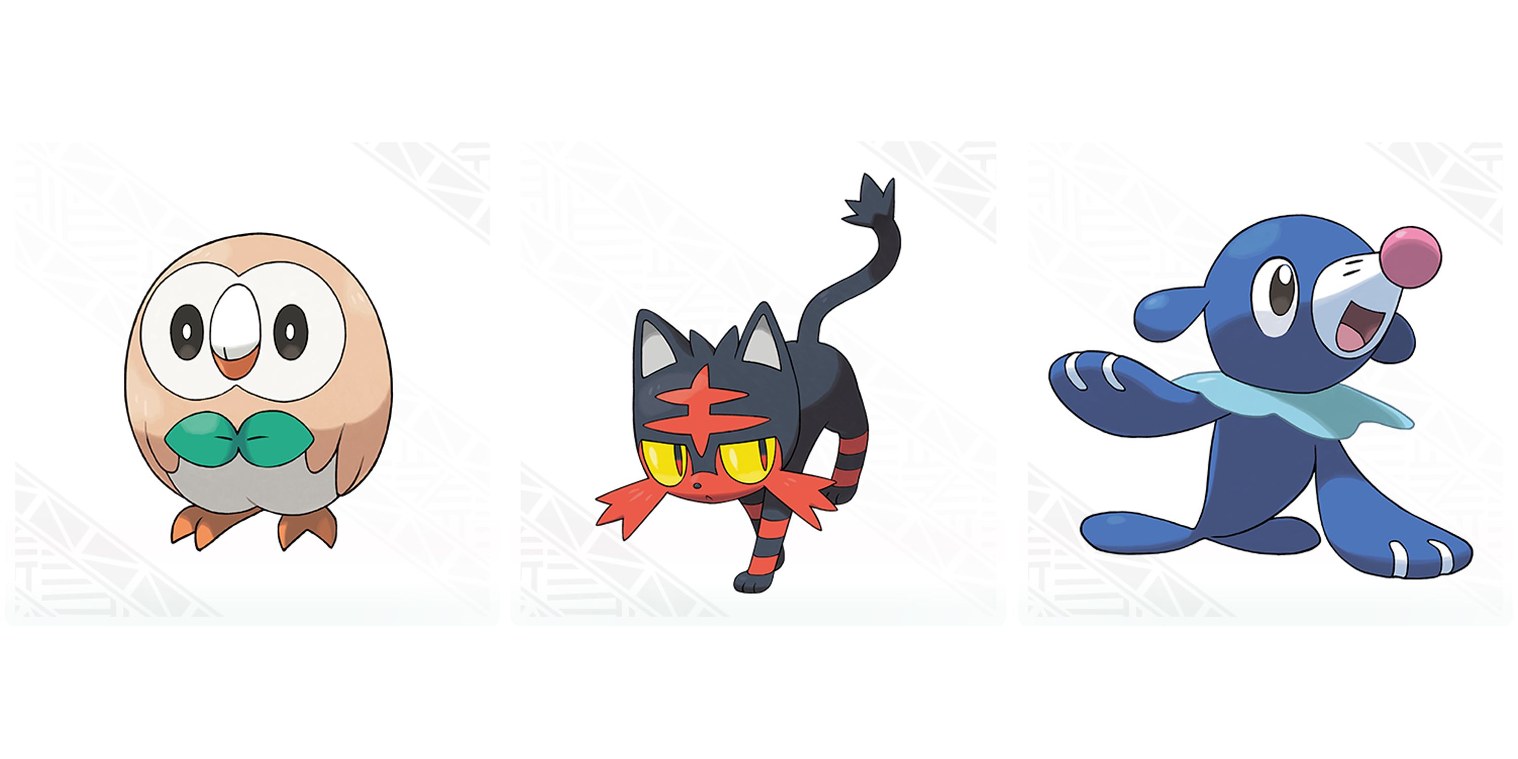 Pokemon Sun and Moon - The Alola Region Starters by