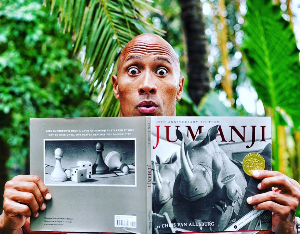 Dwayne Johnson reacts to the very scientific diagram of the