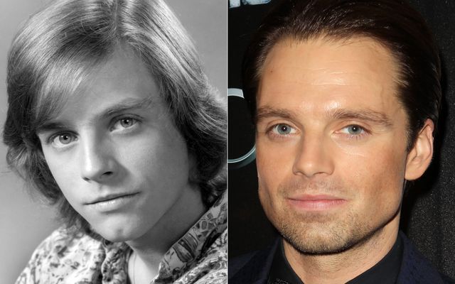 Sebastian Stan looks EXACTLY like a young Mark Hamill: Lukealike pretend  son