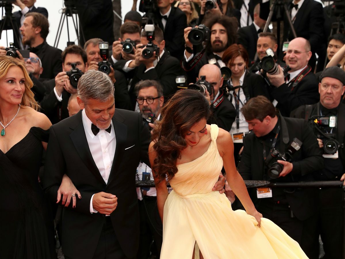 Amal Clooney hails the return of the bubble skirt at Cannes Film