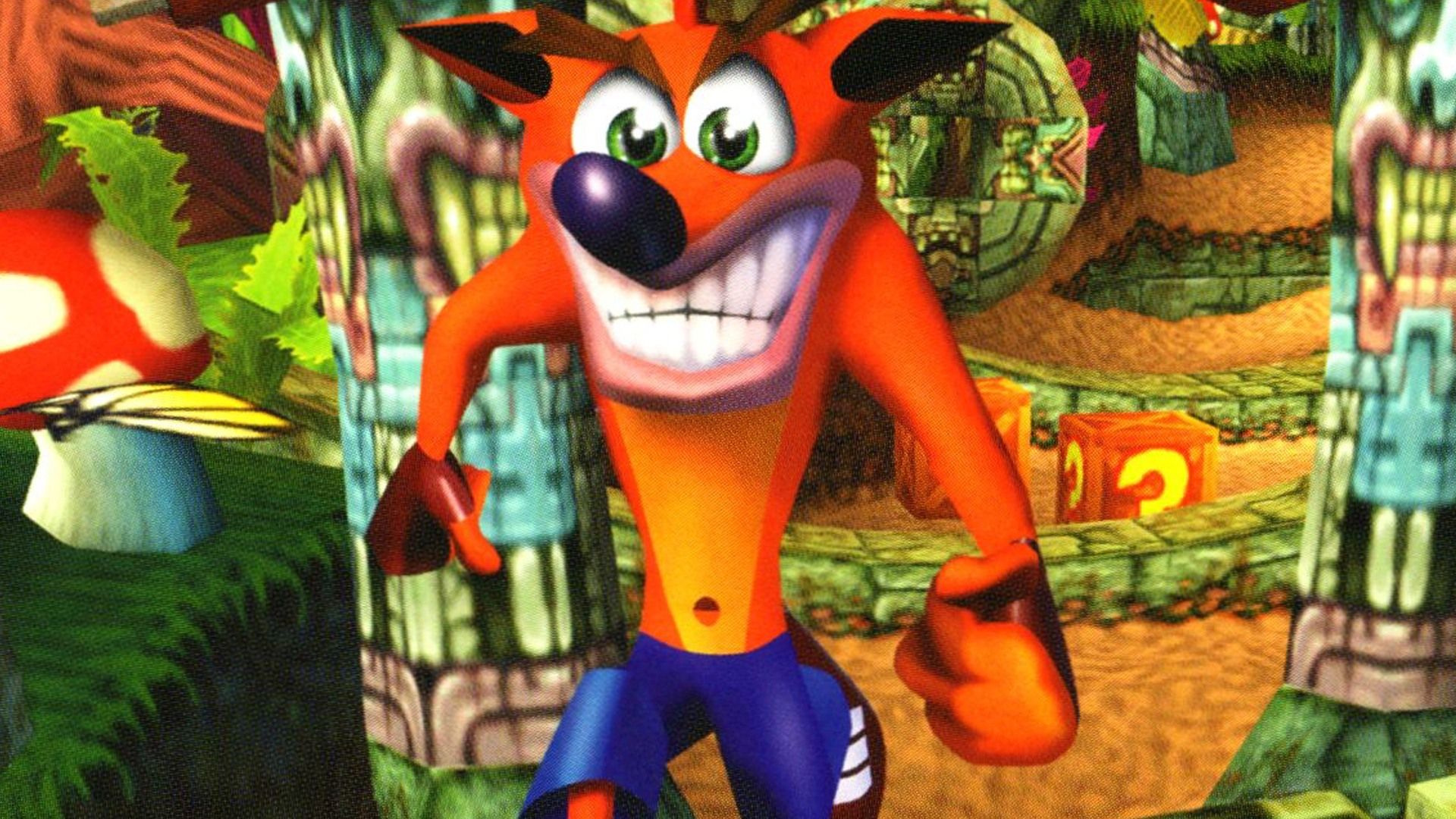 All the Crash Bandicoot games from the original Mind Over Mutant