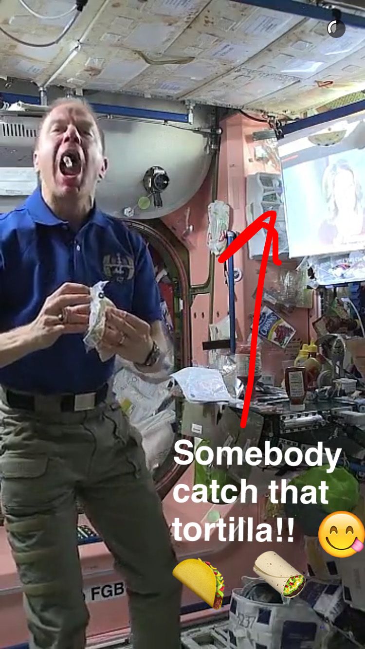 astronaut food meme