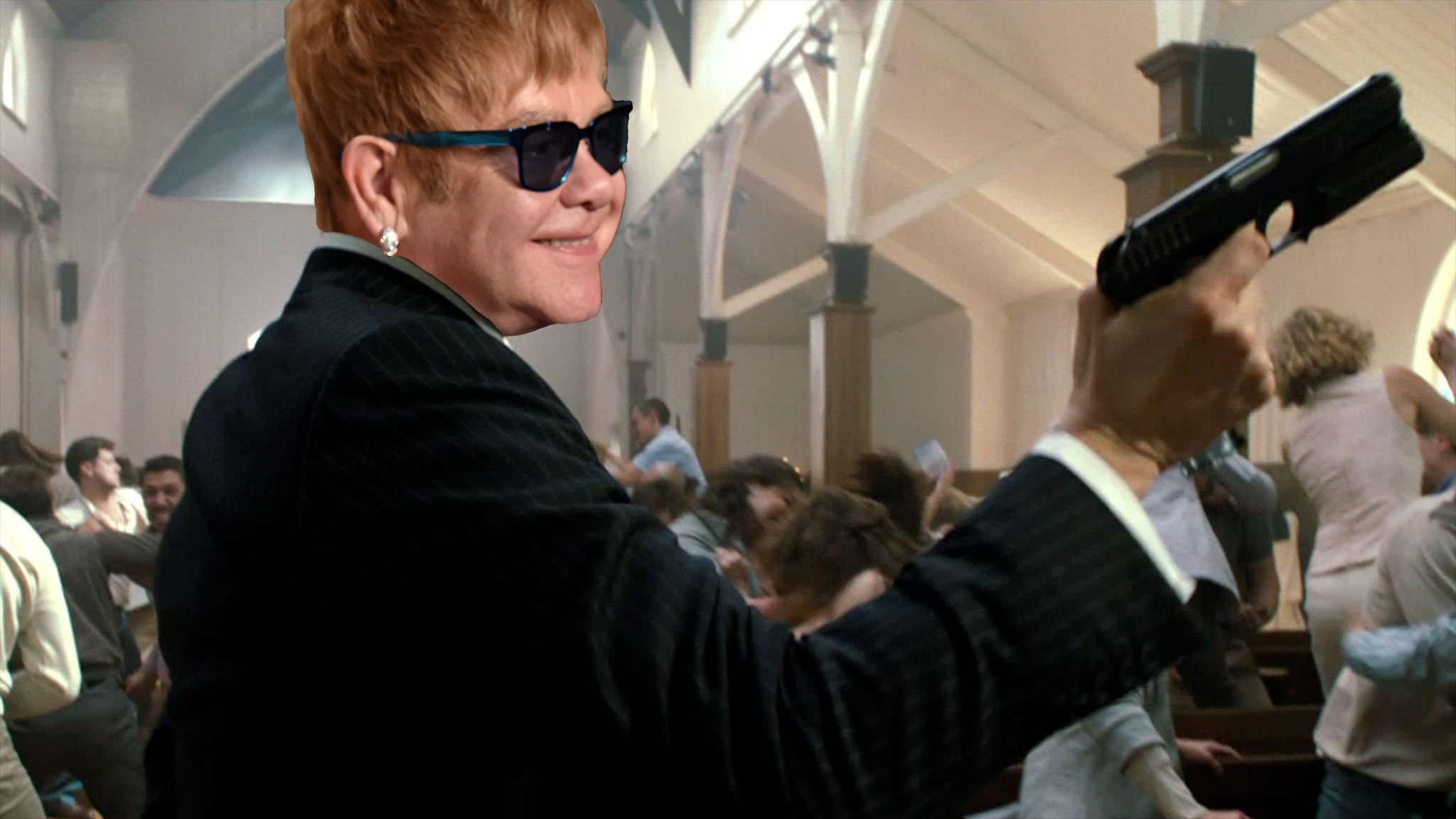 Tung gap elton john o kingsman