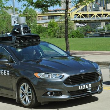 Uber self-driven car