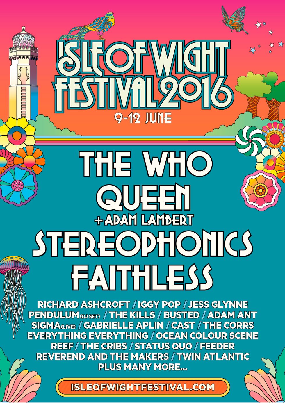 Isle of Wight Festival poster 2016