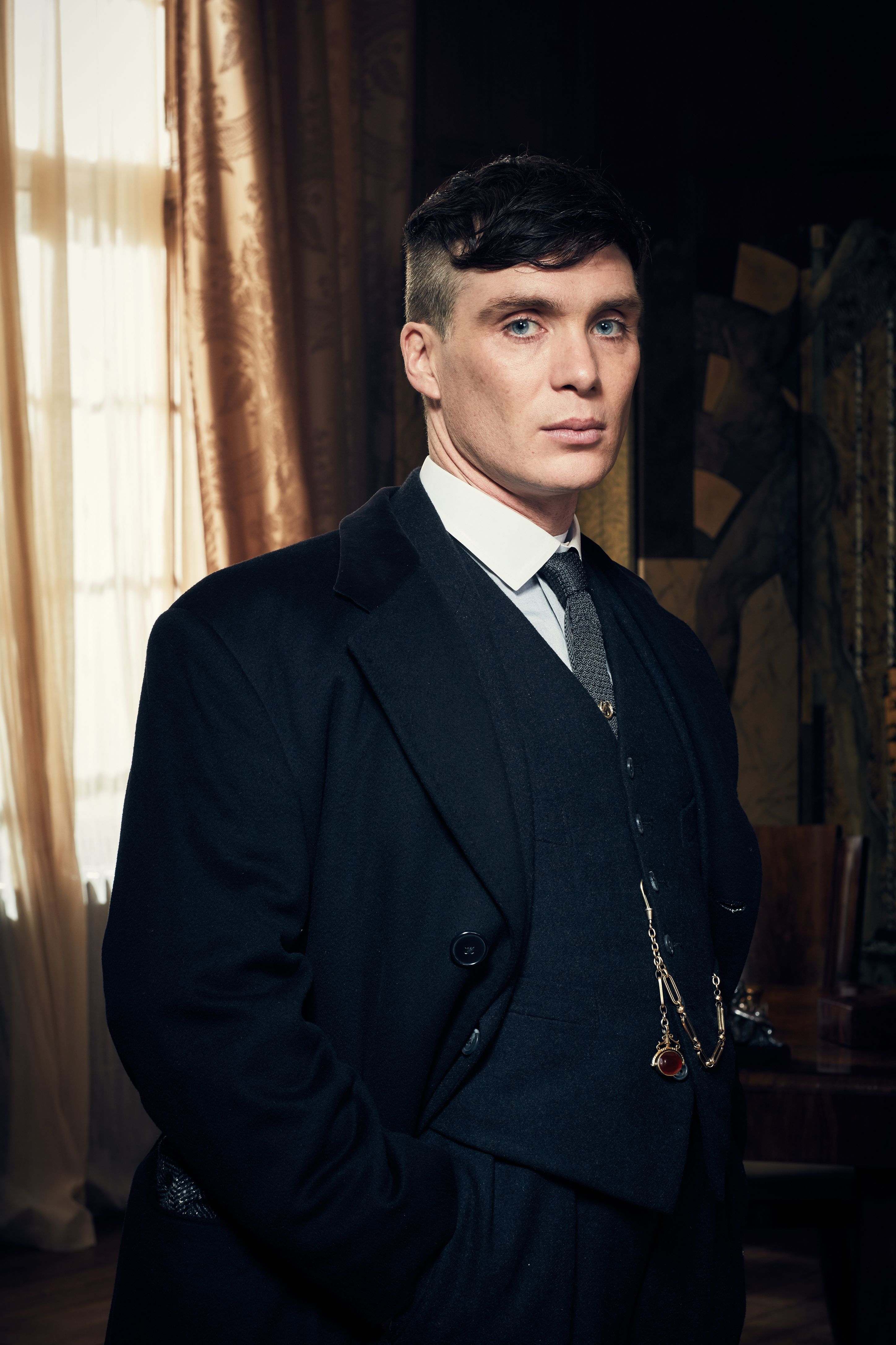 Men T Shirts Mens Clothing Peaky Blinders Tommy Shelby T Shirt Cillian Murphy Tv Show Inspired 