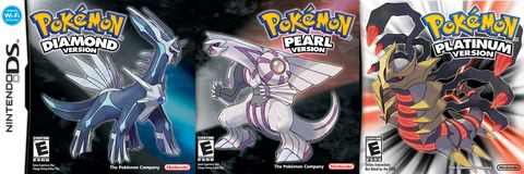 Pokemon Platinum, Pokemon Pearl, Pokemon Diamond