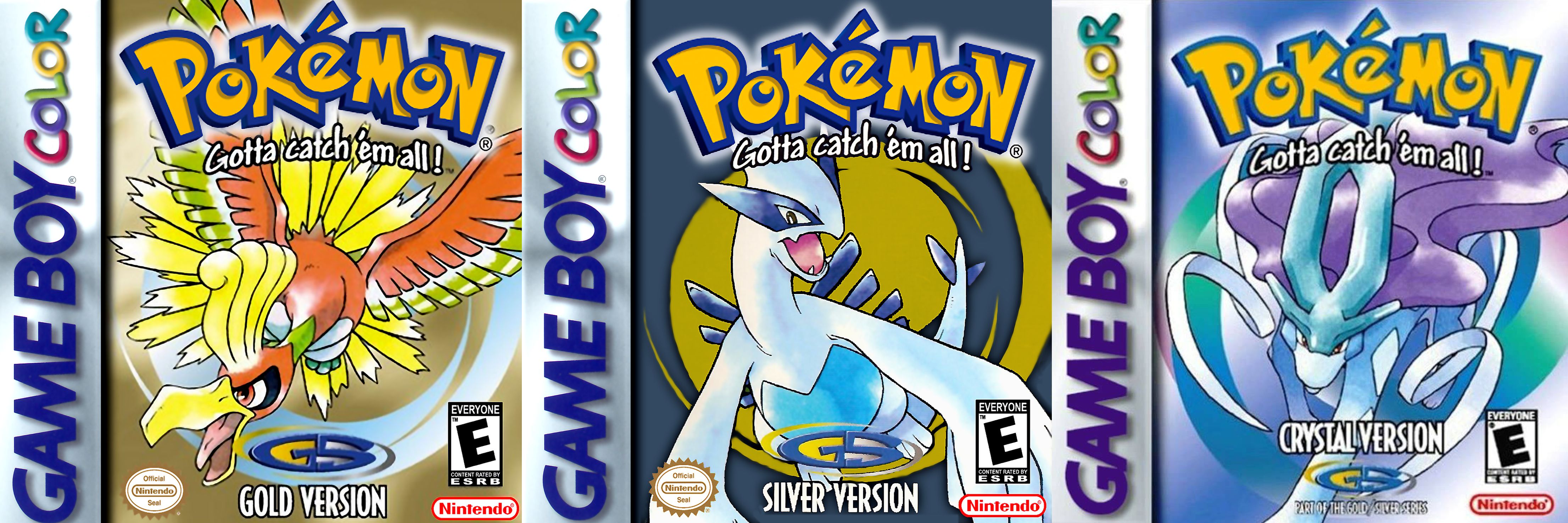 Pokemon Gold, Silver, & Crystal, 3DS, Exclusives, Pokemon
