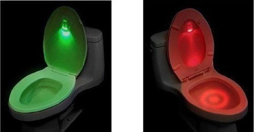 The eternal struggle is over - toilet traffic lights tell you when to put  the lid down