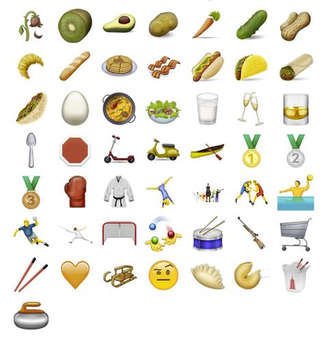 Take A Look At The 72 New Emojis Including A Champagne Toast, Face Palm 