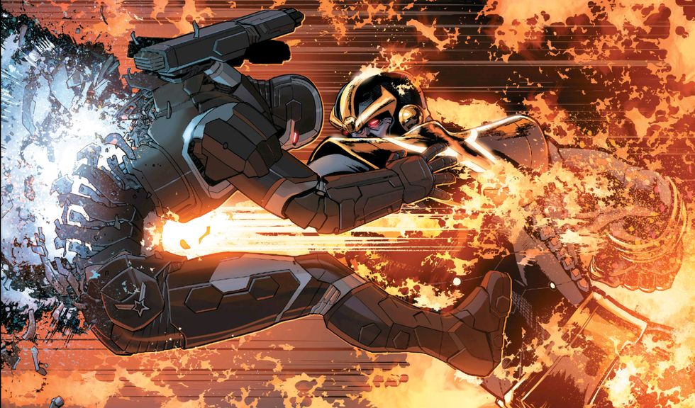 Thanos kills War Machine Civil War II #1