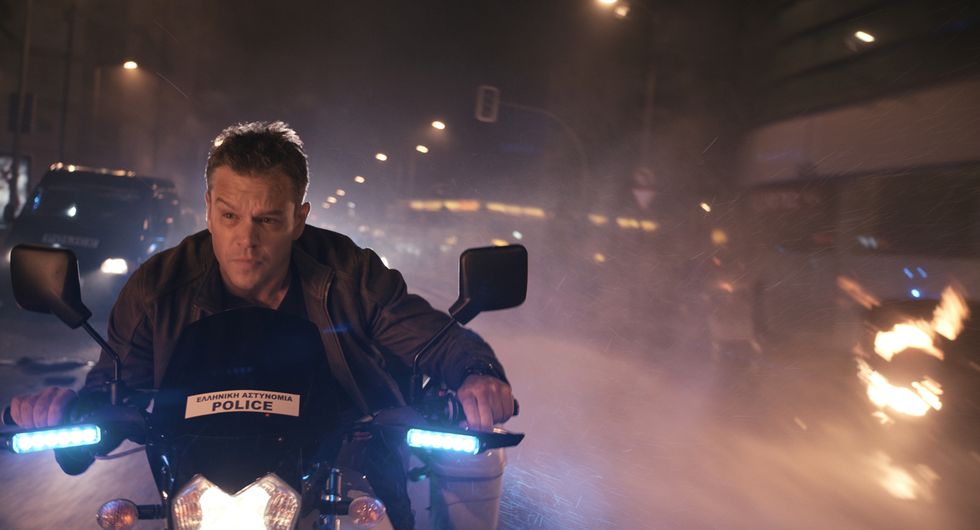Matt Damon in new Jason Bourne still