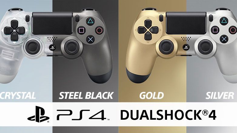 Etableret teori foredrag Kristus PS4's new Crystal, Steel Black, Silver and Gold DualShock 4 controllers are  just splendid