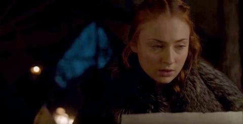 Game of Thrones season 6 episode 7: Sansa holds the letter