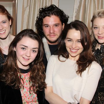 Game of Thrones cast Rose Leslie, Maisie Williams, Kit Harington, Emilia Clarke and Natalie Dormer