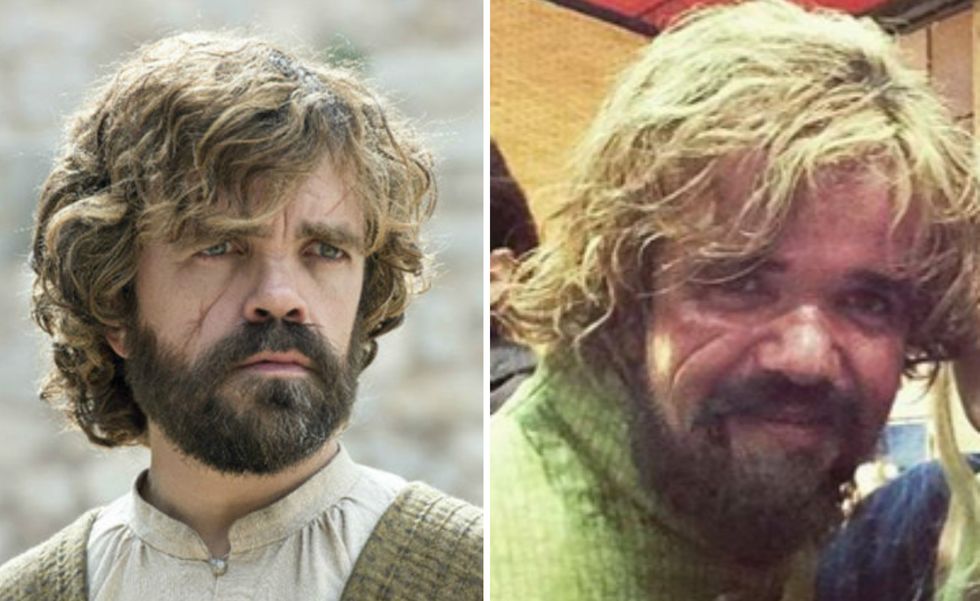 Tyrion Lannister and body double