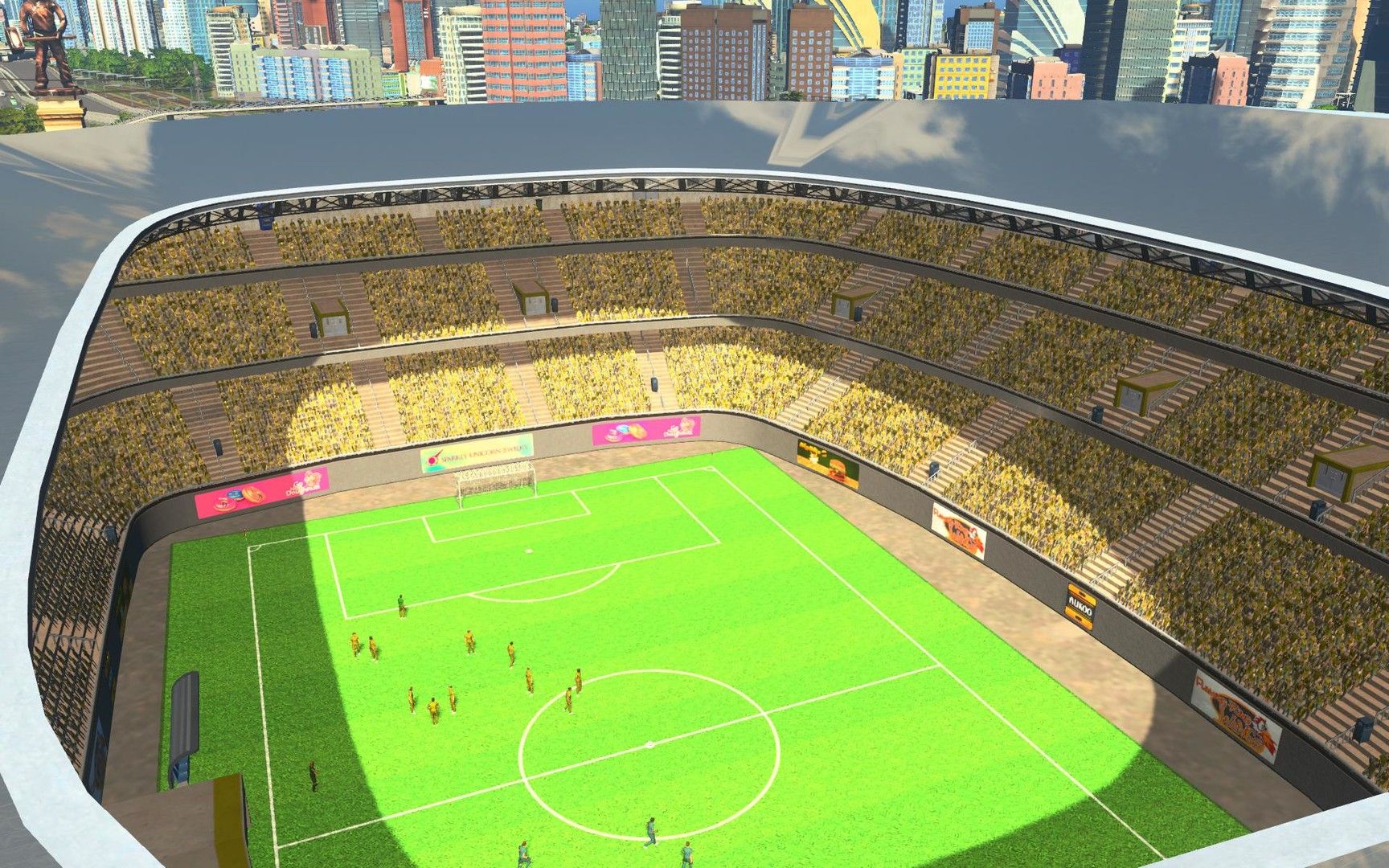Cities Skylines now lets you build football stadiums