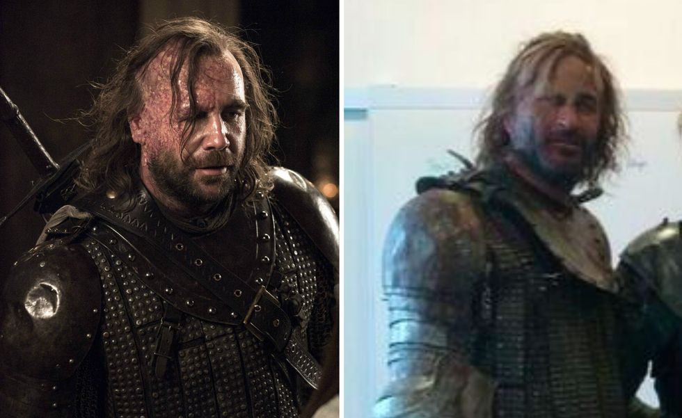 Game of Thrones - The Hound and body double