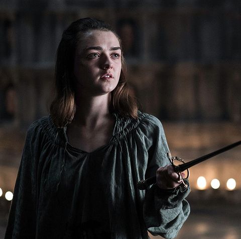 Arya in Game of Thrones season 6 episode 8
