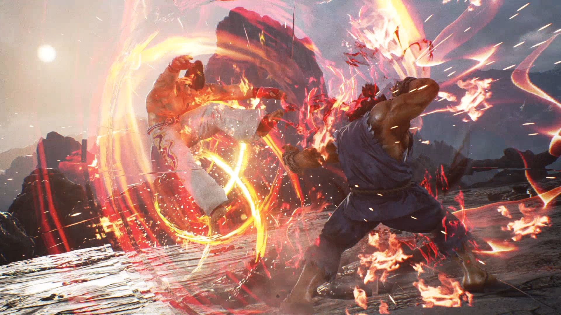 See Heihachi And STREET FIGHTER'S Akuma Throw Down In New TEKKEN 7