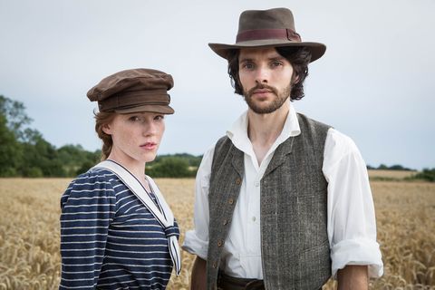 Charlotte Spencer and Colin Morgan in The Living and the Dead