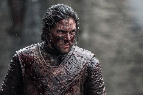 Jon Snow in Game of Thrones s06e09, 'Battle of the Bastards'
