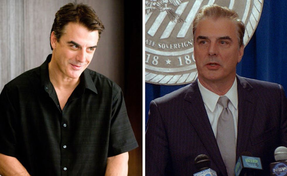 Chris Noth, Then and now