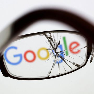 Google spying cracked lens