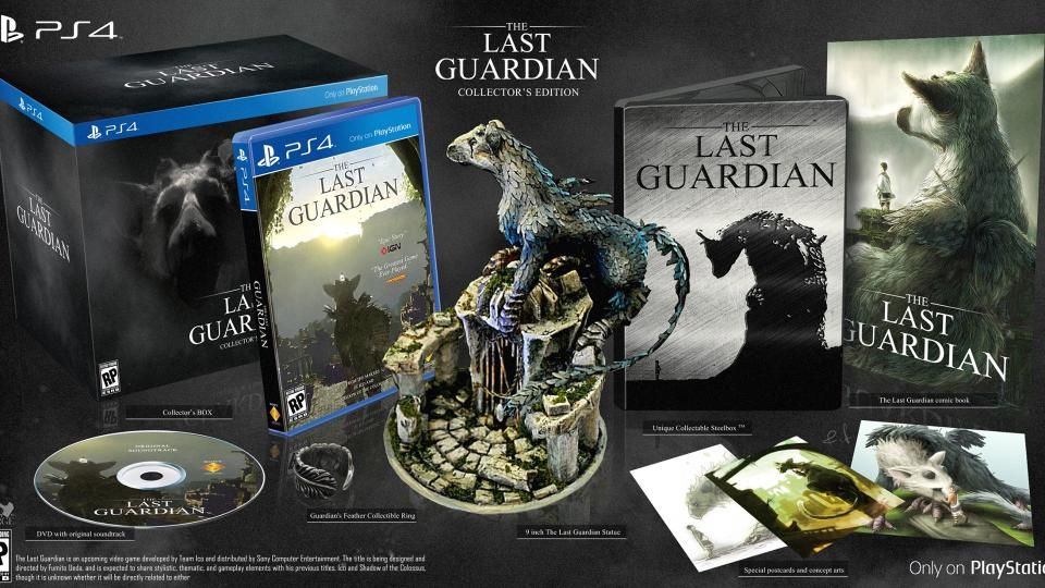 Ren Caius analog The Last Guardian Collector's Edition is super swaggy